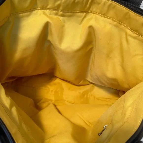 NWOT BAGGALLINI TOTE IN GRAY. 17” W x 10 1/2” H x 5” D. - Picture 8 of 10